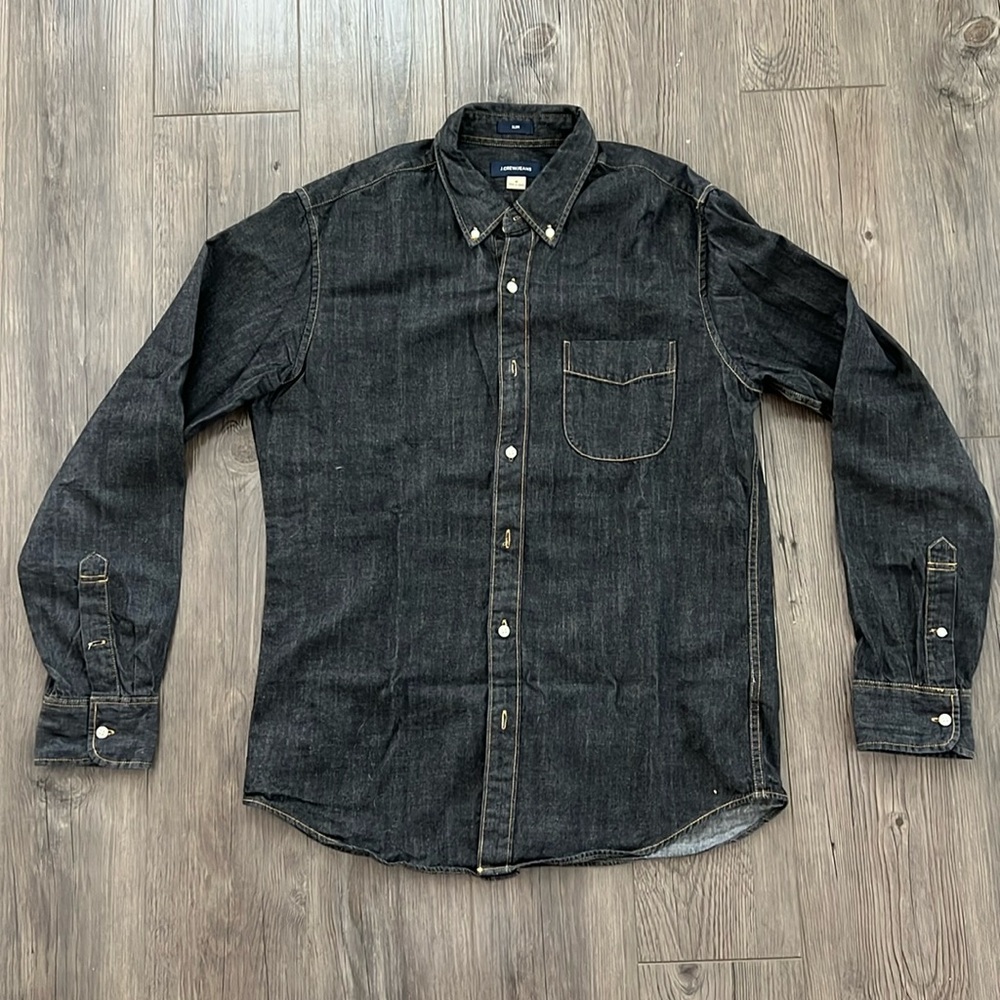 J Crew | Men’s medium jean button up shirt